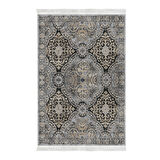 Dekoreko Kaymaz Taban Djt Banyo Halısı Star Pamuk Saçaklı Modern 659M