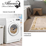 Dekoreko Kaymaz Taban Djt Banyo Halısı Star Pamuk Saçaklı Modern 691M