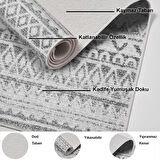 Dekoreko Kaymaz Taban Djt Banyo Halısı Trend İskandinav F5078