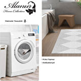 Dekoreko Kaymaz Taban Djt Banyo Halısı Trend İskandinav F5085