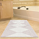 Dekoreko Kaymaz Taban Djt Banyo Halısı Trend İskandinav F5085