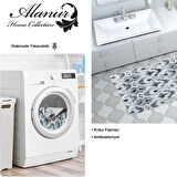 Dekoreko Kaymaz Taban Djt Banyo Halısı Trend İskandinav F5136