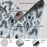 Dekoreko Kaymaz Taban Djt Banyo Halısı Trend İskandinav F5136