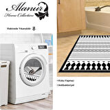 Dekoreko Kaymaz Taban Djt Banyo Halısı Trend İskandinav M1273