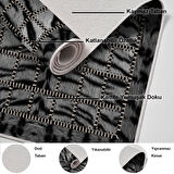 Dekoreko Kaymaz Taban Djt Banyo Halısı Trend Modern 1906