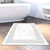 Dekoreko Kaymaz Taban Djt Banyo Halısı Trend Modern 626M