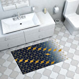 Dekoreko Kaymaz Taban Djt Banyo Halısı Trend Modern 719