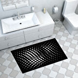 Dekoreko Kaymaz Taban Djt Banyo Halısı Trend Modern 723