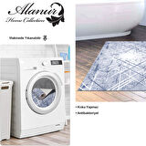 Dekoreko Kaymaz Taban Djt Banyo Halısı Trend Modern M5003