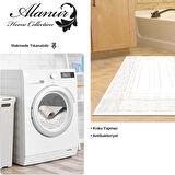 Dekoreko Kaymaz Taban Djt Banyo Halısı Trend Modern M5076