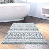 Dekoreko Kaymaz Taban Djt Banyo Halısı Yıldız Deri İskandinav F5078