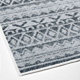 Dekoreko Kaymaz Taban Djt Banyo Halısı Yıldız Deri İskandinav F5078