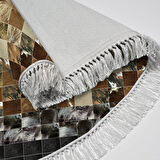 Eko Trend Djt 2 Li Yıkanabilir Kaymaz Taban Oval Banyo Paspas Klozet Takımı 759 Patchwork