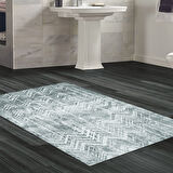 Dekoreko Kaymaz Taban Djt Banyo Halısı Yıldız Deri İskandinav F5083