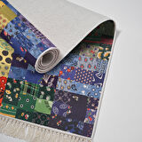 Eko Trend Djt Yıkanabilir Kaymaz Taban 3 Lü Yatak Odası Takımı Mu148 Patchwork