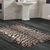 Dekoreko Kaymaz Taban Djt Banyo Halısı Yıldız Deri Modern 1906