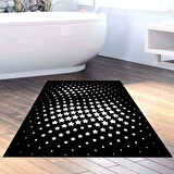 Dekoreko Kaymaz Taban Djt Banyo Halısı Yıldız Deri Modern 723