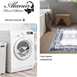 Dekoreko Kaymaz Taban Djt Banyo Halısı Yıldız Deri Modern M5132