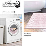 Dekoreko Kaymaz Taban Djt Banyo Halısı Yıldız Deri Modern M5142