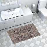 Dekoreko Kaymaz Taban Djt Banyo Halısı Star Pamuk Modern 659M