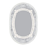 Eko Trend Djt 2 Li Yıkanabilir Kaymaz Taban Oval Banyo Paspas Klozet Takımı 657M Modern