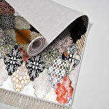 Eko Trend Djt Yıkanabilir Kaymaz Taban 3 Lü Yatak Odası Takımı Mu120 Patchwork
