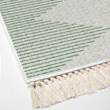 Dekoreko Kaymaz Taban Djt 2 Li Banyo Paspas Takımı Yıldız Deri Saçaklı İskandinav F5085