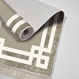 Eko Trend Djt 3 Lü Yıkanabilir Kaymaz Taban Banyo Paspas Seti 657M Modern