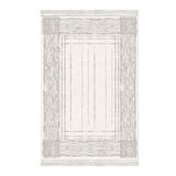 Dekoreko Kaymaz Taban Djt 2 Li Banyo Paspas Takımı Yıldız Deri Saçaklı Modern M5076