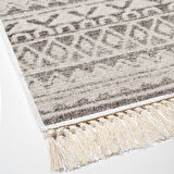 Dekoreko Kaymaz Taban Djt 2 Li Banyo Paspas Takımı Star Pamuk Saçaklı İskandinav F5078