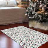 Alanur Home Yılbaşına Özel Keçe Dijital Yıkanabilir Halı Chr10M