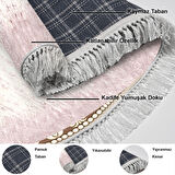 Dekoreko Kaymaz Taban Djt Mutfak Halısı Star Pamuk Saçaklı Oval Modern 1342