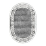 Dekoreko Kaymaz Taban Djt Mutfak Halısı Star Pamuk Saçaklı Oval Modern 1460