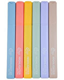 Cengo Kare Tipi Highlighter Fosforlu Kalem Retro Renkler 6lı Set CGO703