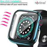Apple Watch Seri 8 41mm Uyumlu Ekran Kasa Koruyucu Kapak Apple Watch 8 41mm 360 Koruma Kılıfı