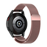 Samsung Galaxy Watch 4 5 Seri 40 42 44 46mm Samsung Watch 5 Pro 45mm Uyumlu Kordon Metal Hasır 20mm