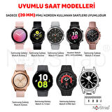 NovStrap Samsung Galaxy Watch 4 5 40 44mm Classic 42 46mm Watch 5 Pro 45mm Kordon Alpine Loop Kayış