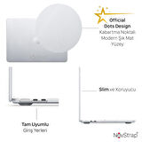 NovStrap Apple MacBook Air 13.6 inç 2022 M2 Çip A2681 Uyumlu Kılıf Dots Design Nokta Desen Kapak