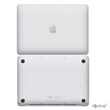NovStrap Apple MacBook Air M1 Çip 13 inç A2337 Uyumlu Kılıf Dots Design-Şeffaf Klavye Kılıfı-Film