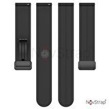 NovStrap Huawei Watch Gt2 Gt3 46mm Gt3 Se Gt3 Pro Gt2 Pro Gt 2e Uyumlu Kordon Magnet Tokalı Silikon