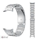 NovStrap Samsung Galaxy Watch 5 Pro 45mm / Watch 5 40-44mm Uyumlu Çelik Metal Kordon Tam Uyumlu Pim
