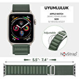 NovStrap Apple Watch Series 4 40mm Uyumlu Kordon Alpine Loop Tasarım Kordon Kayış