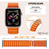 NovStrap Apple Watch Series 3 2 1 38mm Uyumlu Kordon Alpine Loop Tasarım Kordon Kayış