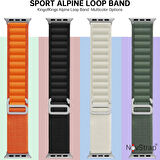 NovStrap Apple Watch Series 3 2 1 38mm Uyumlu Kordon Alpine Loop Tasarım Kordon Kayış