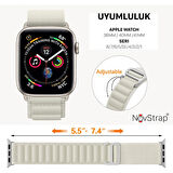 NovStrap Apple Watch Series 3 2 1 38mm Uyumlu Kordon Alpine Loop Tasarım Kordon Kayış