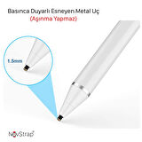 NovStrap Samsung Galaxy Tab A7 Lite T220 Uyumlu Dokunmatik Tablet Kalemi Stylus Yazı Çizim DZ870