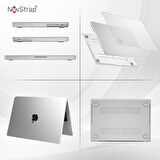 NovStrap Apple Macbook Pro 2023 14 inç 2021 M2 Pro/Max A2779 Uyumlu Kılıf Sert Mat Buzlu Kapak