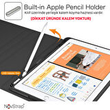 NovStap Apple iPad Air 1 Air 2 iPad 9.7 inç 2017 2018 5/6 Nesil ile Uyumlu Bluetooth Klavyeli Kılıf
