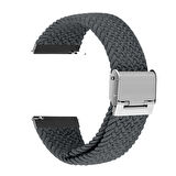 NovStrap Huawei Watch GT3 Elite 46mm ile Uyumlu Kordon Kayış (22mm) Flexible Elastik Örgü Kayış
