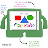 NovStrap Apple iPad 10. Nesil 10.9 2022 Uyumlu Kılıf A2696 A2557 A2777 Kollu Çocuk Tablet Kılıfı
